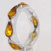 ambre bracelet argent 9.125